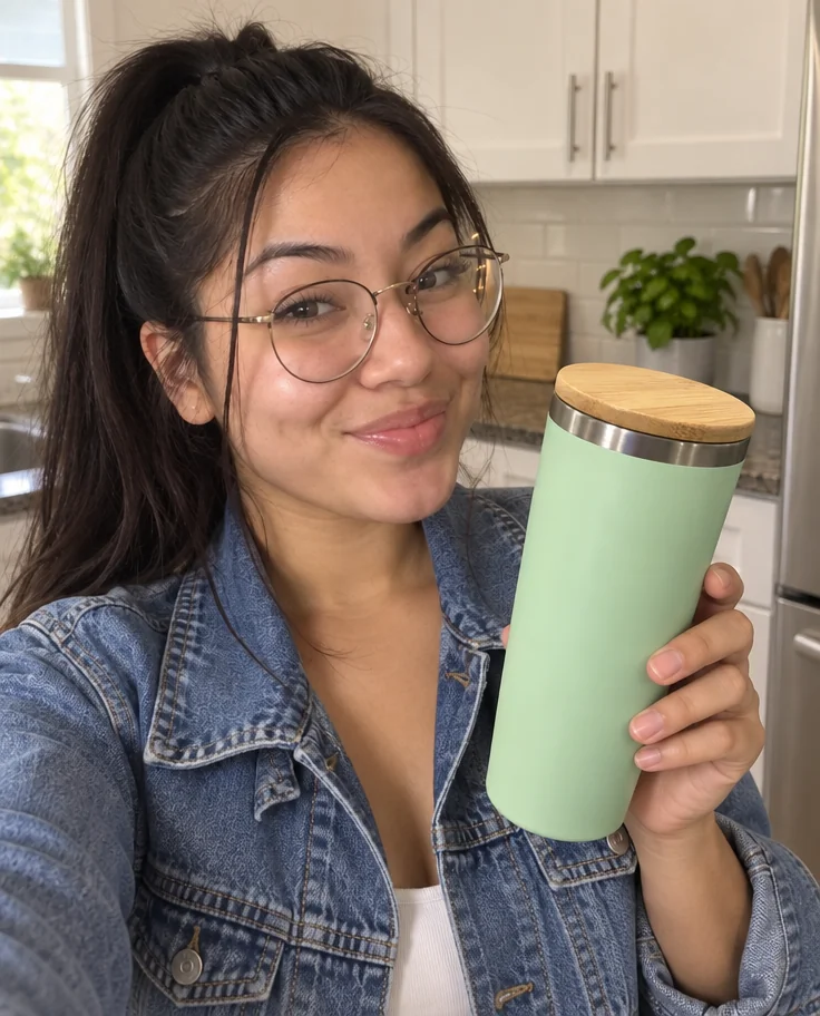 Product Held by a Model