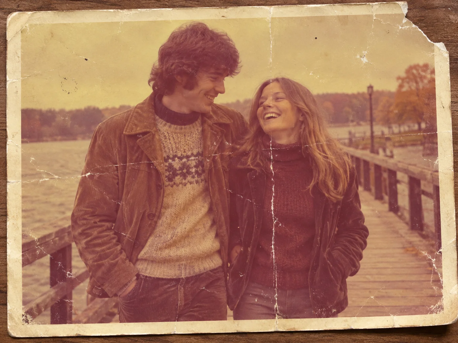 Scan → restored — before editing